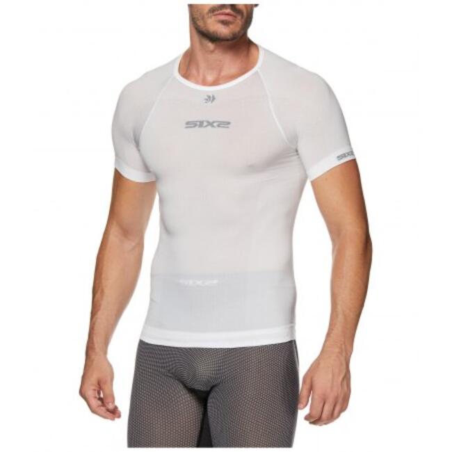 Six2 Maglia Termica Moto White Carbon Unisex